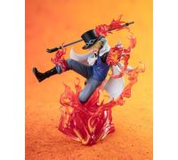 One Piece Figuarts ZERO Extra Battle PVC Statue Sabo Fire Fist Rook Check 19 Cm