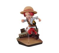 Figurine de collection en PVC Megahouse One Piece G.E.M. Series Shanks Run! Run! Run! Rouge 13 cm