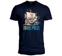 One Piece - Going Merry - T-Shirt Homme et Femme en Coton, Coupe Classique pour Adulte et Adolescent M