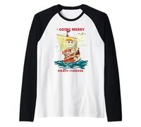 One Piece Going Merry Vintage Poster Manche Raglan