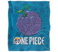 One Piece Gumgum Fruit Plaid Ultra Doux au Toucher Soyeux 152 X 127 Cm