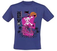 One Piece He´s A Pirate Homme T-Shirt Manches Courtes Bleu M