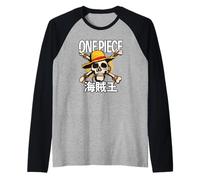 One Piece Jolly Roger Manche Raglan