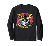 One Piece Jolly Roger Tropical Logo Manche Longue