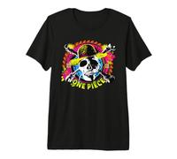 One Piece Jolly Roger Tropical Logo T-Shirt Haut de Gamme