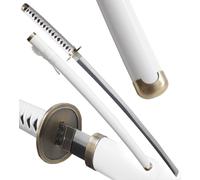 One Piece Katana en Bois Lame en Bois Sabre Wado Ichimonji Replique Zoro Epee Sabre Lame en Bois Décoration