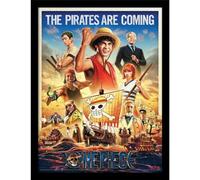 One Piece Live Action - Poster encadré (40 cm x 30 cm) (Multicolore)