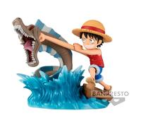 One Piece Log Stories Statue PVC Singe D. Luffy Vs Monstre Marin Local 7 Cm Banp