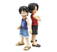 MegaHouse Figurine à l'échelle One Piece – Luffy & Ace «Brotherly Bonds» – P.O.P. CB-EX