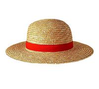 One Piece Luffy Chapeau de paille Luffy, Chapeau Luffy, Chapeau de paille Ruffy, Costume de cosplay, Chapeau de soleil, Chapeau de paille Anime Cartoon Personnage Protection solaire Chapeau de paille