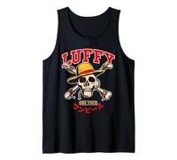 One Piece Luffy Collegic Skull Débardeur