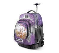 One Piece Luffy Gear 5-Sac à Dos à roulettes GTS Fan, Lilas, 32 x 47 cm, Capacité 30 L