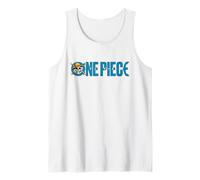 One Piece Luffy Jolly Roger Blue Logo Débardeur