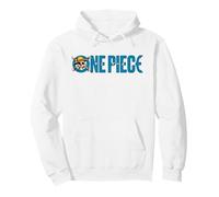 One Piece Luffy Jolly Roger Blue Logo Sweat à Capuche