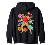 One Piece Luffy Stickers Sweat à Capuche