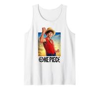 One Piece Luffy Straw Hat Poster Débardeur