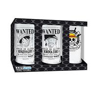 One Piece Luffy Zoro & Skull Lot de 3 verres