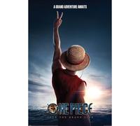 One Piece Maxi poster LIVE ACTION série 2 (LUFFY) 91,5 cm x 61 cm sous licence officielle pour chambre à coucher, salle de jeux ou bureau