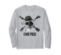 One Piece Mono Skull & Logo Manche Longue
