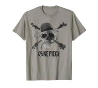 One Piece Mono Skull & Logo T-Shirt