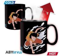 ONE PIECE - Mug Heat Change - 460 ml - Luffy & Ace - boîte en carton