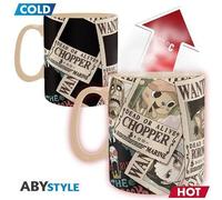 ABYstyle – Tasse ONE PIECE Wanted Abysse Corp – changeant de couleur à la chaleur – 460 ml