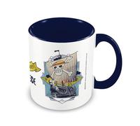 One Piece - Mug THE GOING MERRY (Taille unique) (Blanc/Bleu)