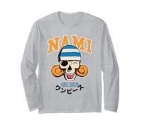 One Piece Nami Collegic Skull Manche Longue