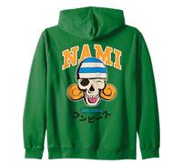 One Piece Nami Collegic Skull Sweat à Capuche