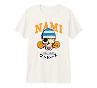 One Piece Nami Collegic Skull T-Shirt Haut de Gamme
