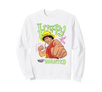 One Piece Neon Luffy Most Wanted Sweatshirt