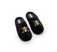 One Piece Noir Logo Chaussons mules Garçon