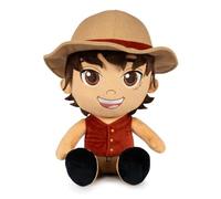 One Piece Peluche Luffy D Monkey Live Action - Peluche douce de collection - Hauteur 25 cm