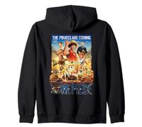 One Piece Pirates are Coming Poster Officiellement licencie Sweat à Capuche