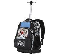 One Piece Pirates-Sac à dos à Roulettes GTS FAN, Bleu