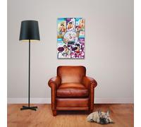 One Piece - Poster - Gears History + 2 St Posterleisten Holz 61 cm schwarz
