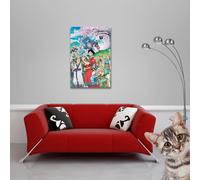 One Piece - Poster - Wano + 1 paquet de tesa Powerstrips® - contenu 20 pièces