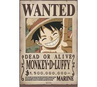 One Piece - Poster - Wanted + 1 Ü-Poster taille 61x91,5cm