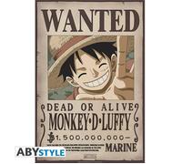 One Piece - Poster Wanted Luffy New 2 52 x 35