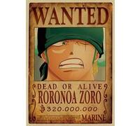 One Piece Poster - Wanted Zoro - 51 x 36 cm