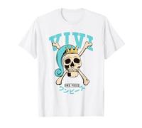 One Piece Princess Vivi Collegic Skull T-Shirt