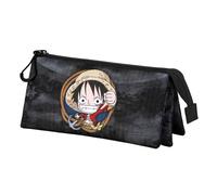 One Piece Ropes-Trousse Triple, Noir, 23 x 11 cm