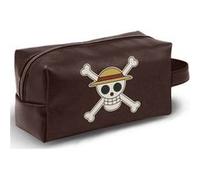 OnePiece Sac de toilette – crâne – brun