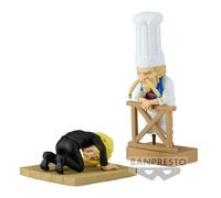 Banpresto Figurine WCF One Piece Sanji & Zeff Log Stories 8 cm