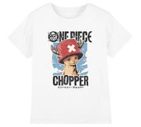 One Piece Season Two Chopper Portrait (Front Print) Boys T Shirt, White, Blanc, 7-8 Ans Garçon