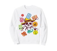 One Piece Skull Travel Stickers Sweatshirt