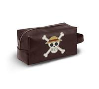 One Piece Skull-Trousse de Toilette de Voyage Brick Plus, Brun, 27 x 13 cm