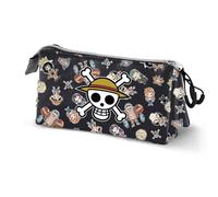 One Piece Skull-Trousse Triple, Multicolore, 23 x 11 cm