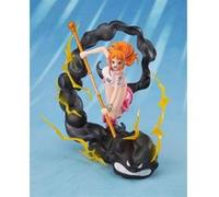 TAMASHII Nations Figurine de combat Nami Lightning Blast Ver. Extra Figuarts Zero 17 cm One Piece