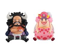 One Piece - Statuette Look Up Kaido The Beast & Big Mom 11 Cm (With Gourd & Semla)